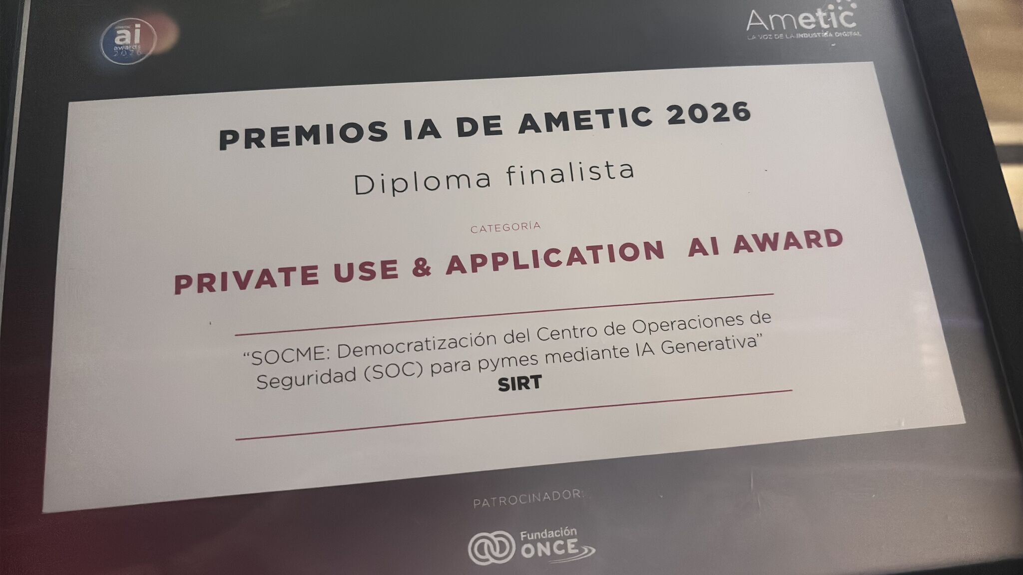 Premios IA AMETIC 2026